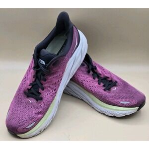 Hoka One One Plum and Black Running Shoes